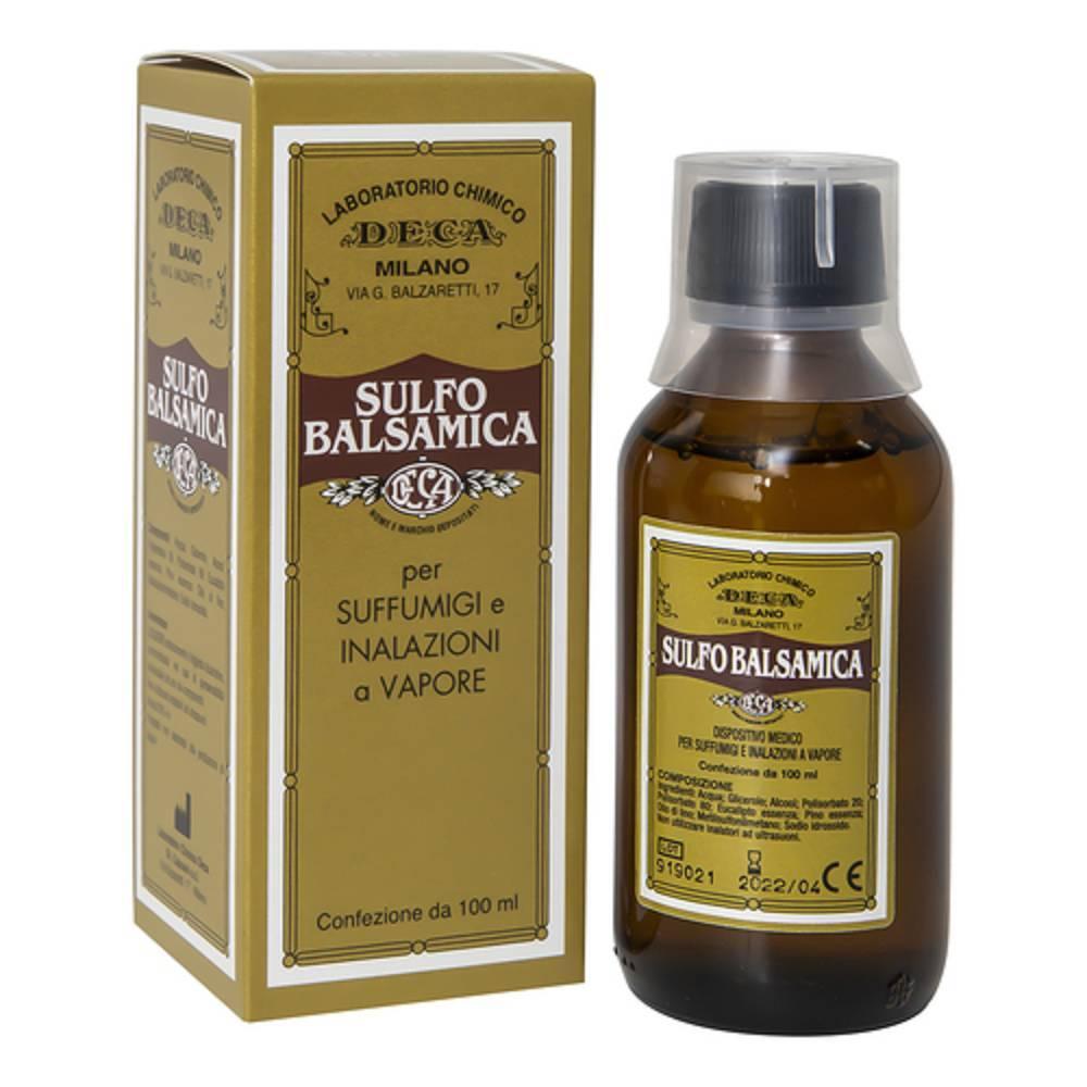 sulfo balsamica soluzione sulfo balsamica 100 ml per la detersione delle vie aeree superiori e idratazione delle secrezioni mucoidi - foto 1