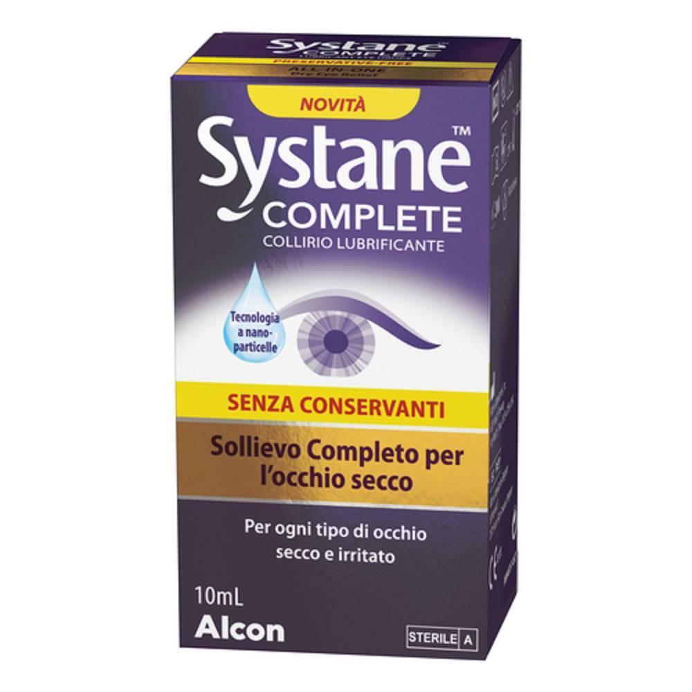 systane collirio lubrificante systane complete senza conservanti 10 ml - sollievo per occhi secchi e irritati, idratazione totale e protezione del film lacrimale - foto 1