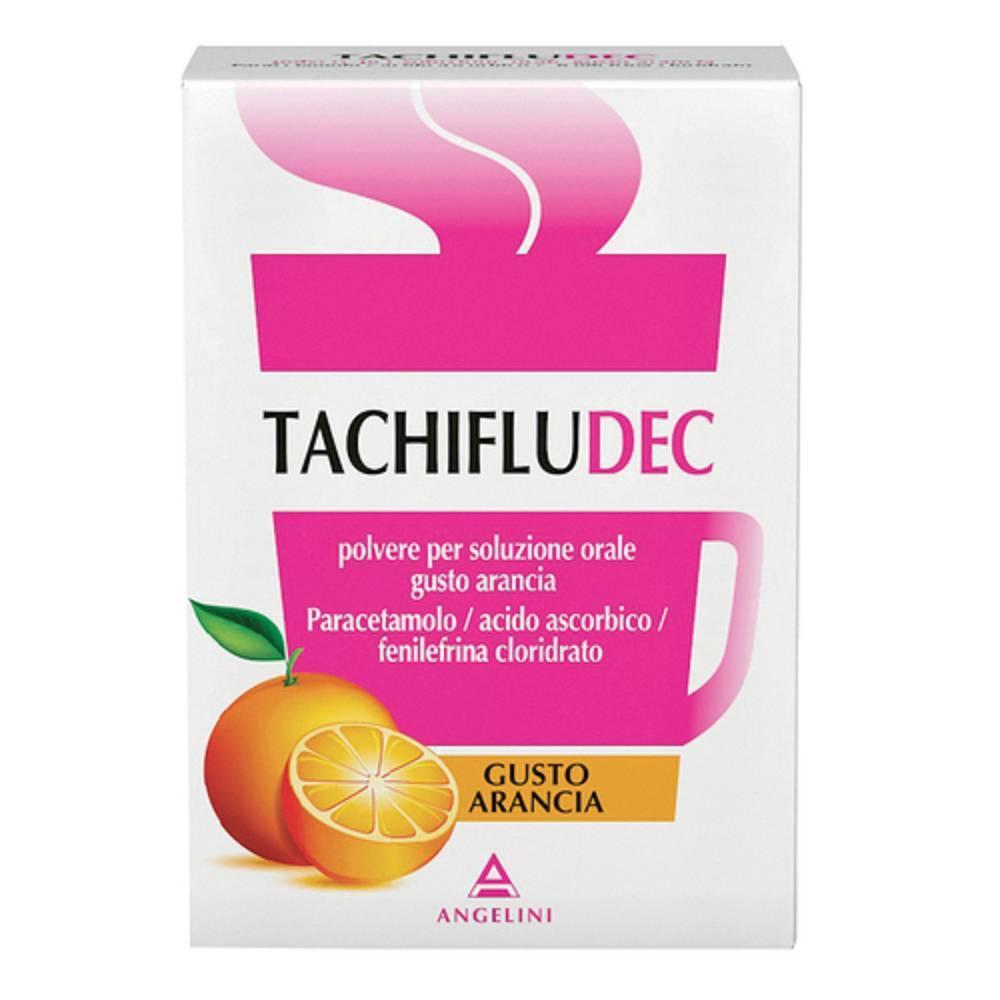 tachifludec tachifludec polvere per soluzione orale gusto arancia - analgesico a base di paracetamolo per il sollievo temporaneo da dolori e febbre - foto 1
