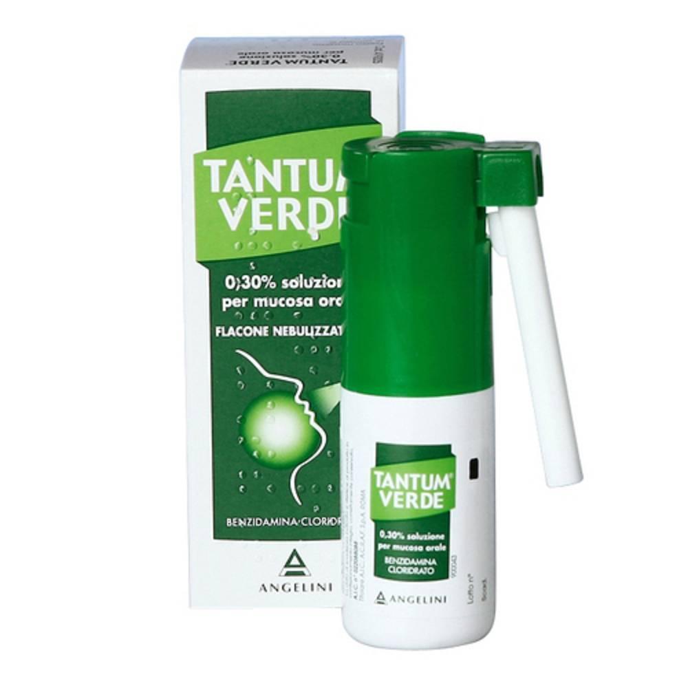 tantum verde soluzione per mucosa orale tantum verde 30ml  per il sollievo da irritazioni e infiammazioni orali - foto 1