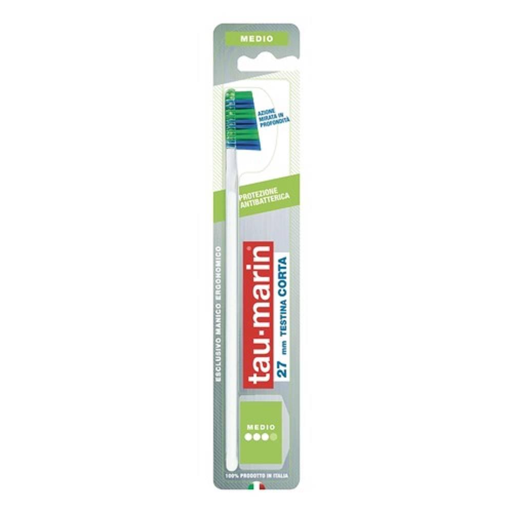 taumarin spazzolino per denti taumarin professional spzz27 m a/ba con tecnologia a ioni d'argento e testina piccola per una pulizia completa - foto 1