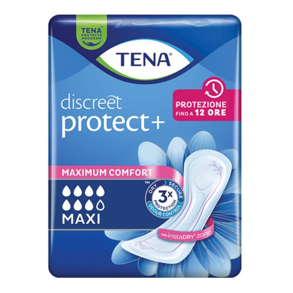 tena pannoloni per incontinenza tena discreet maxi 12 pz - massima sicurezza e comfort con assorbimento efficace e controllo degli odori - foto 1