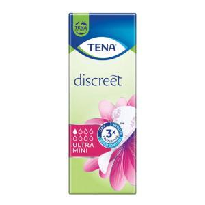 Pannoloni  discreet ultramini 28 pezzi per incontinenza urinaria leggera con protezione contro odori imbarazzanti