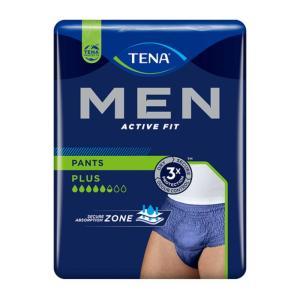 Mutande assorbenti da uomo  men active fit pants l - confezione da 8 pezzi per incontinenza, comfort e protezione efficace
