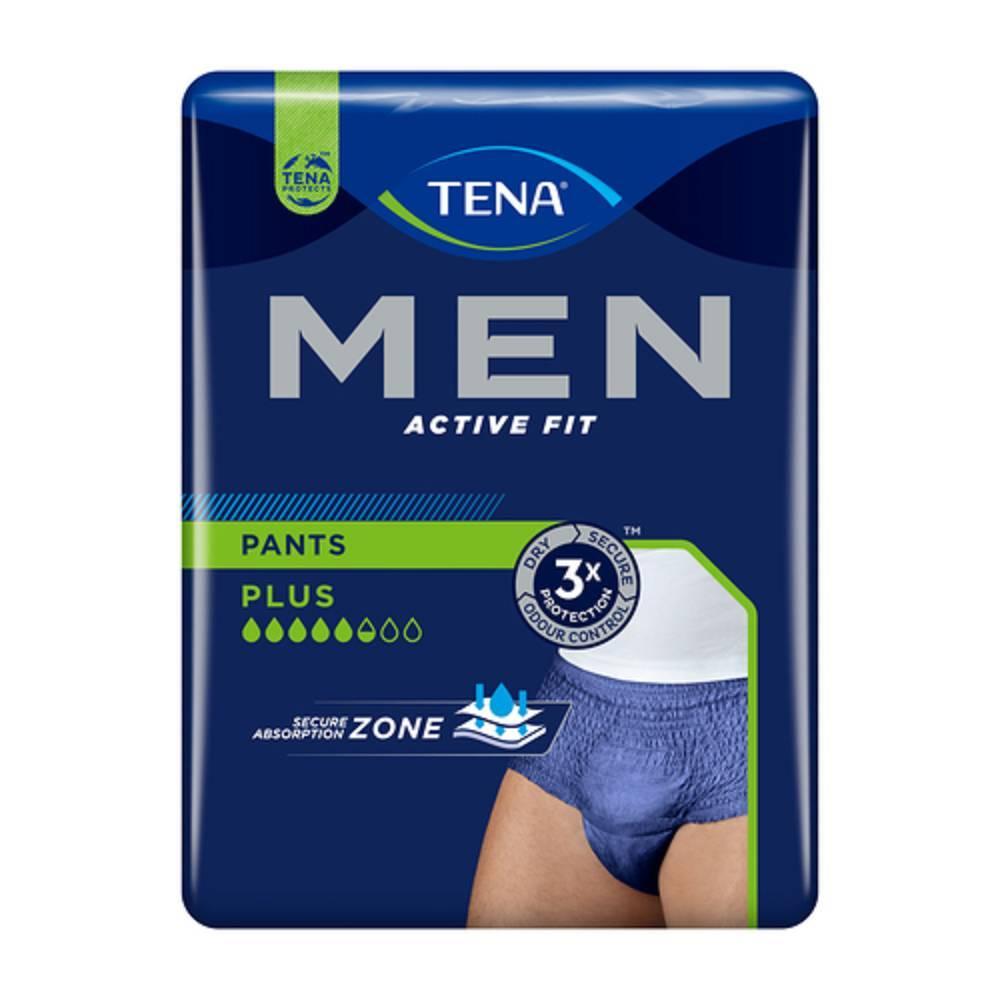 tena mutande assorbenti da uomo tena men active fit m 9 pezzi - alta assorbenza, morbide e traspiranti per comfort quotidiano - foto 1