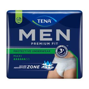 Mutandina assorbente maschile  men premium fit livello 4 taglia large 8 pezzi per comfort e sicurezza nella gestione dell'incontinenza