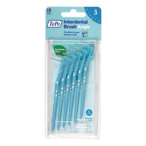 Scovolini interdentali  angle blu 0,6 mm - set da 6 pezzi per un accesso eccellente agli spazi interdentali