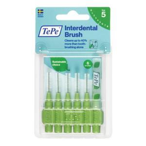 Scovolini interdentali verde 0,8 mm - confezione da 6 pezzi per igiene orale e prevenzione malattie gengivali