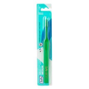Spazzolino  spazz select compact medium per bambini e adulti sensibili con testina piccola e impugnatura comoda