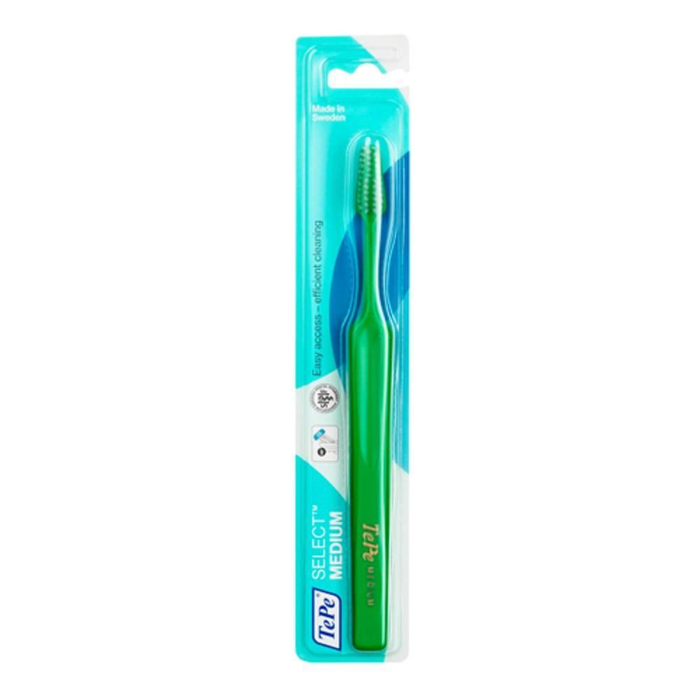 tepe spazzolino manuale tepe select medium con testina affusolata e impugnatura ergonomica per una pulizia delicata e comfort ottimale - foto 1