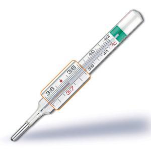 Termometro in vetro senza mercurio vedoecoplus - misura temperatura corporea ascellare, orale o rettale, confezione da 1 pezzo