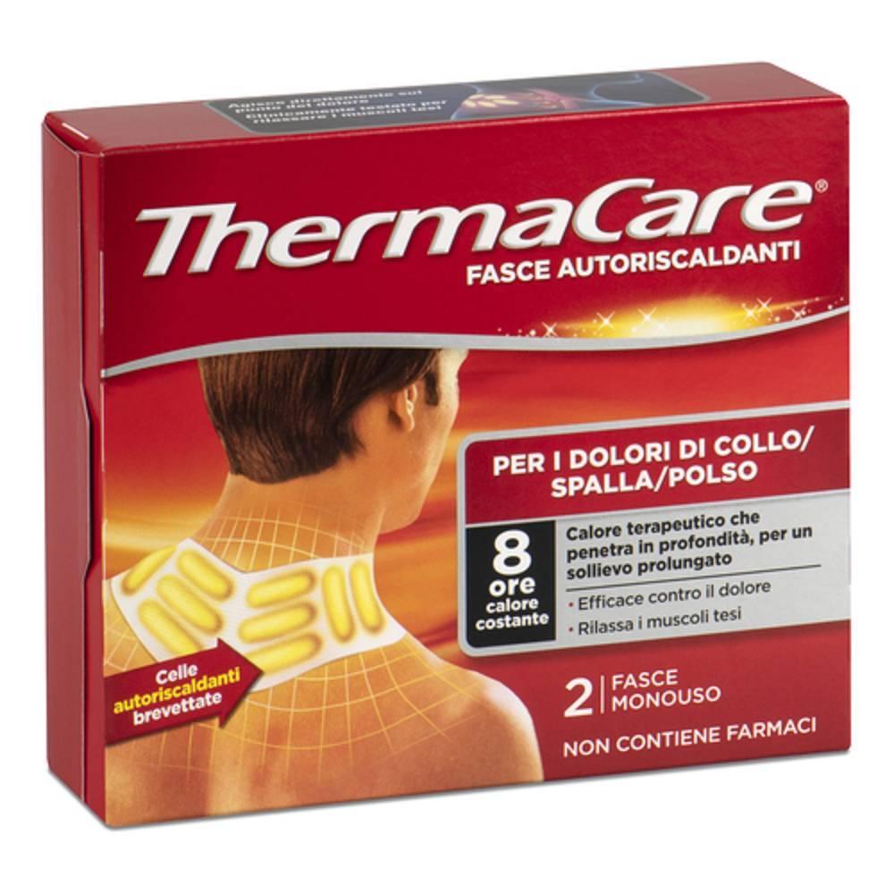 thermacare fasce autoriscaldanti thermacare per dolori di collo, spalla e polso - sollievo prolungato fino a 16 ore - confezione da 2 pezzi - foto 1