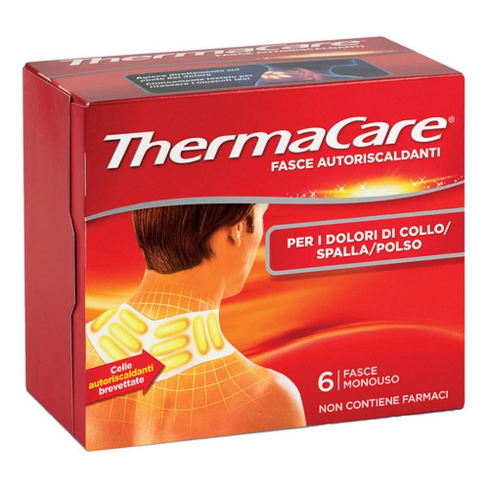 thermacare fasce autoriscaldanti thermacare per dolori di collo, spalla e polso - sollievo prolungato fino a 16 ore - confezione da 6 pezzi - foto 1