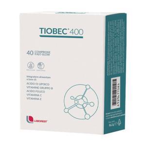 Integratore alimentare  400 con acido alfa-lipoico e vitamine b c e - 40 compresse fast-slow per stress ossidativo e sistema nervoso