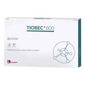 Integratore alimentare  800 - 20 compresse di acido alfa-lipoico con tecnologia fast-slow per il benessere e la salute