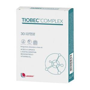 Integratore alimentare  complex 30 compresse fast slow con acido alfa-lipoico, l-acetilcarnitina, resveratrolo e vitamina d3 per il benessere generale