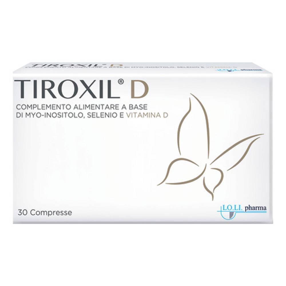 lo.li.pharma complemento alimentare tiroxil 30 compresse con myo-inositolo, selenio e vitamina d per supporto nutrizionale e funzione tiroidea - foto 1