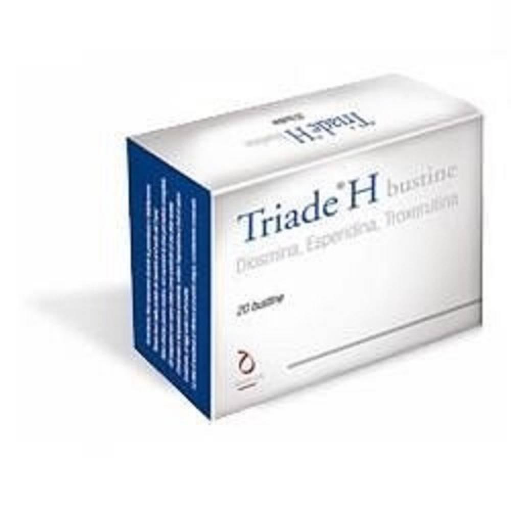 triade integratore triade h per il benessere della circolazione - confezione da 20 buste per flebopatia e fragilità capillare - foto 1