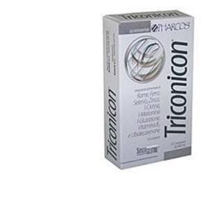 Integratore alimentare triconicon 30 compresse per capelli e unghie con aminoacidi e oligoelementi per la protezione delle cellule