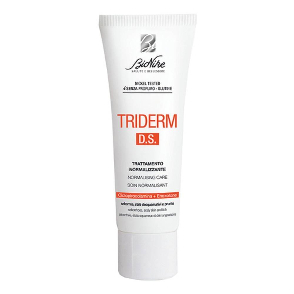 bionike crema normalizzante per dermatite seborroica con ciclopiroxolamina - triderm ds trattamento normal 50 ml - foto 1