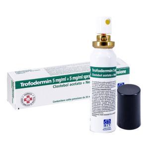 Trattamento per abrasioni e lesioni cutanee: spr cut 30ml 5%+5% con clostebol acetato e neomicina per uso topico