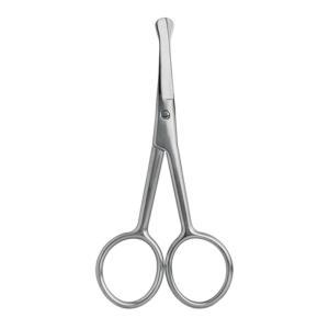 Forbici per unghie a punta media curva in acciaio inossidabile argento -  32 forbici per uso cosmetico