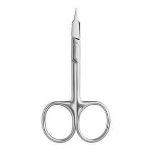 Forbici per unghie a punta curva larga -  33 in acciaio inossidabile per manicure e pedicure, ideali per cuticole e pellicine