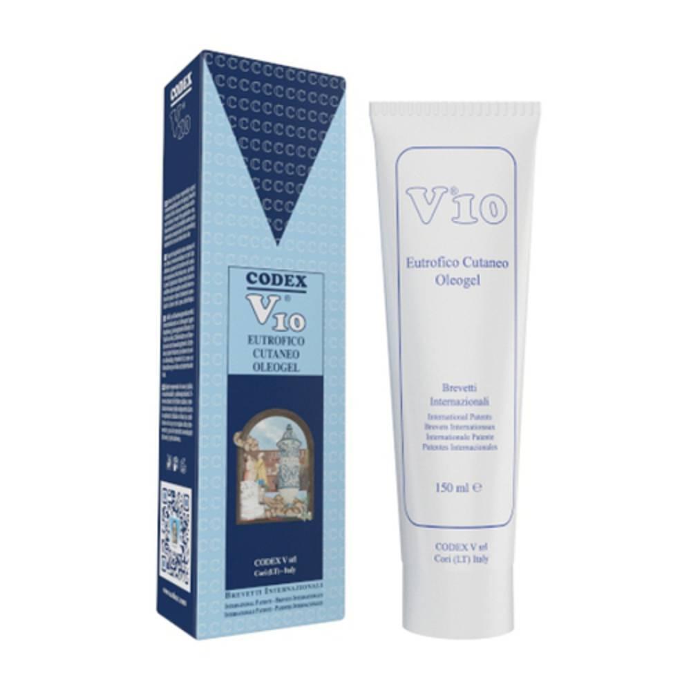 codex v oleogel eutrofico cutaneo 150ml per rigenerazione, cicatrizzazione e antinvecchiamento della pelle - foto 1
