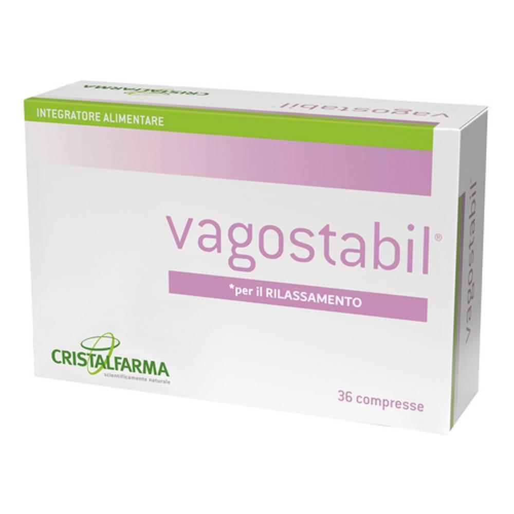 vagostabil integratore alimentare vagostabil 36 compresse per rilassamento con biancospino e melissa - senza glutine e lattosio - foto 1