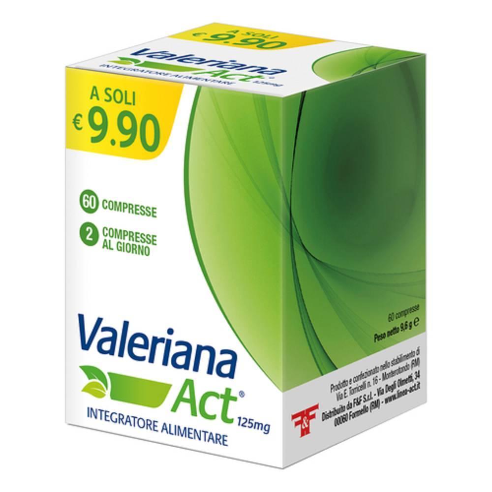 f&f valeriana act 60 compresse - foto 1