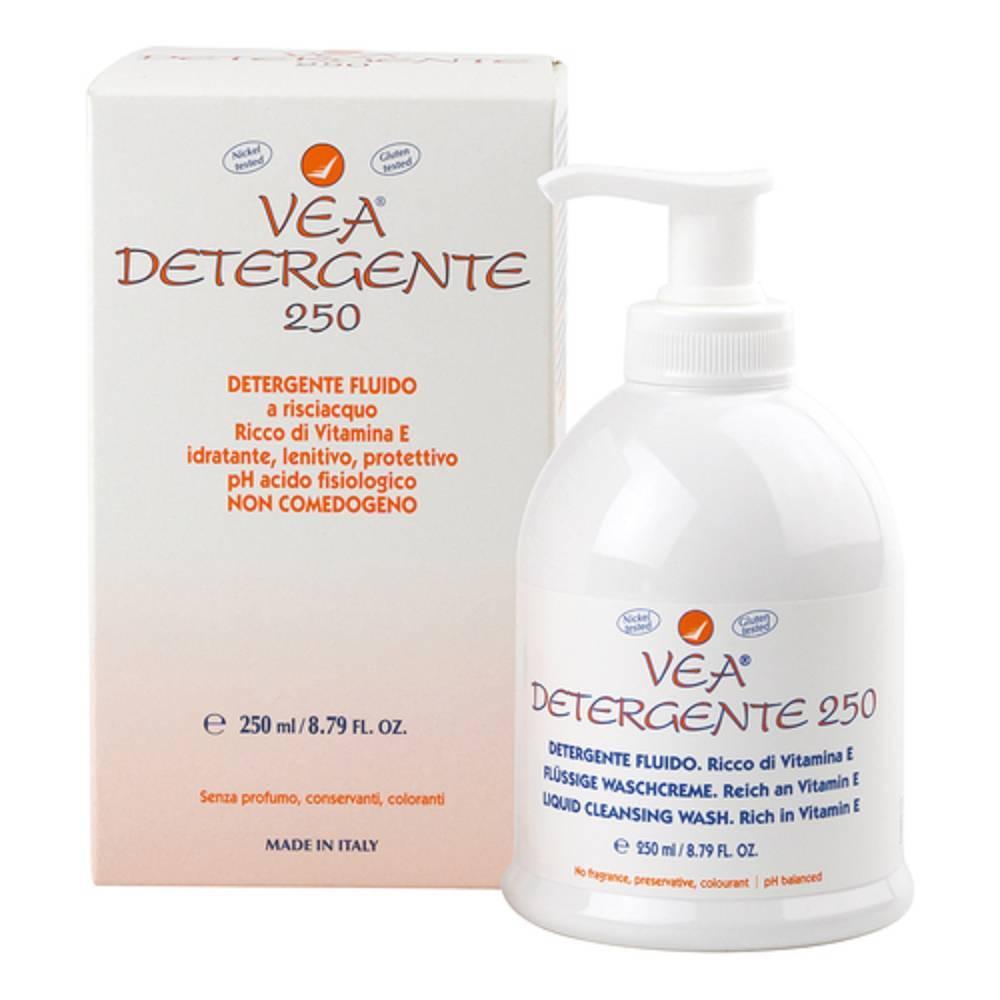 vea detergente protettivo e lenitivo vea 250 ml per pelli sensibili e arrossate, ideale per neonati e anziani, senza profumi e allergeni - foto 1