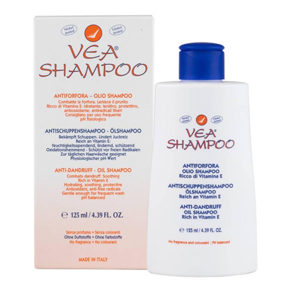 vea shampoo antiforfora vea 125ml con vitamina e - trattamento efficace per capelli e cuoio capelluto sensibile - foto 1