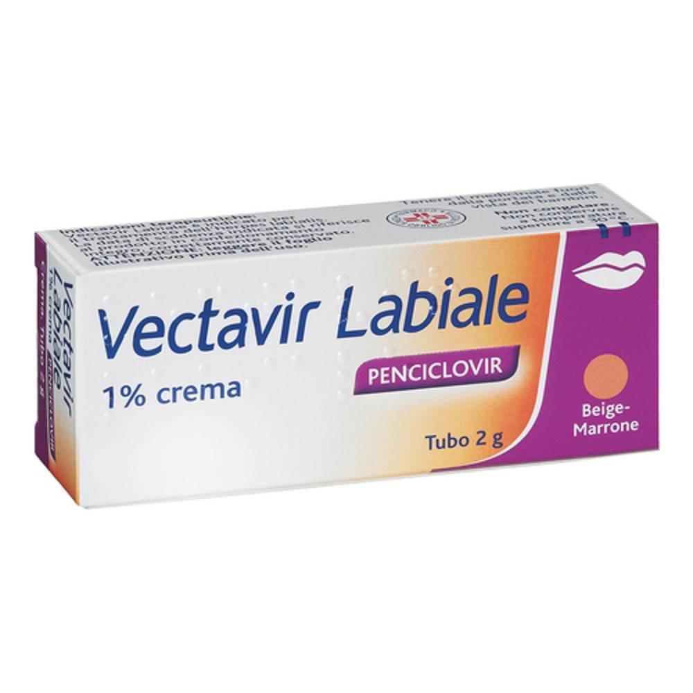 vectavir crema vectavir labiale 2g 1% per il trattamento delle lesioni labiali, antivirale efficace e sicuro per adulti e bambini sopra i 12 anni - foto 1