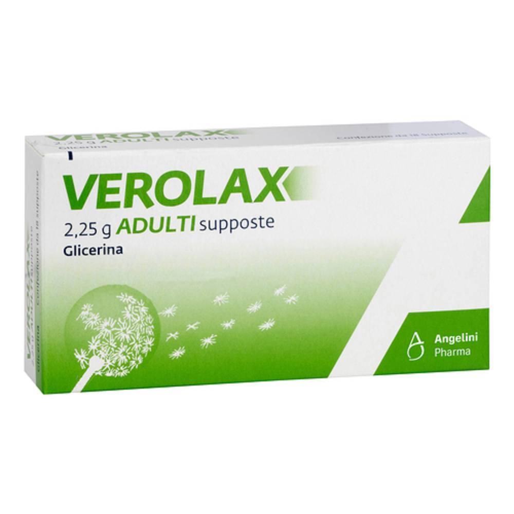 verolax verolax adulti 18 supposte 2,25g con glicerina per adulti e bambini - foto 1