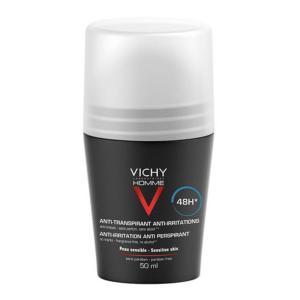 Deodorante roll-on per pelle sensibile  homme 50ml - senza alcool e profumo con oligo-zinco per comfort duraturo