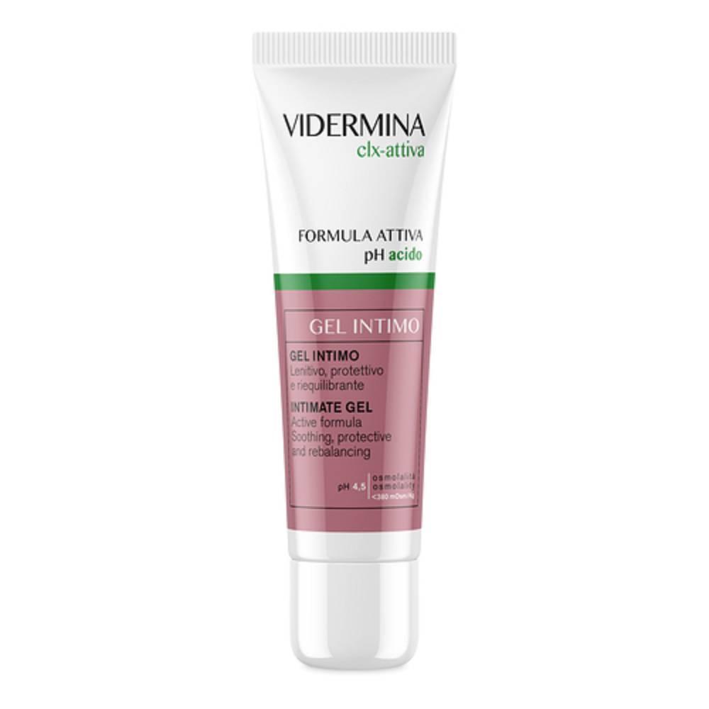 vidermina gel intimo vidermina clx 0,2% 30ml - azione lenitiva e protettiva per l'igiene intima femminile, senza parabeni e coloranti - foto 1