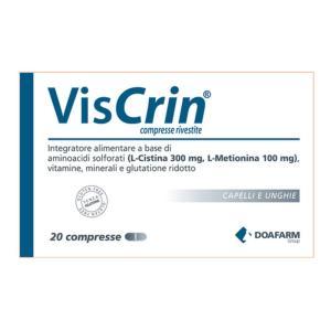 Integratore alimentare  20 compresse con aminoacidi, vitamine, minerali e glutatione per capelli e unghie sani