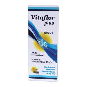 Integratore alimentare vitaflor plus 10ml con lactobacillus reuteri per l'equilibrio della flora batterica intestinale