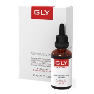 Trattamento concentrato vital plus gly gocce 45ml con acido glicolico per pelle levigata e luminoso, antirughe e rassodante per viso