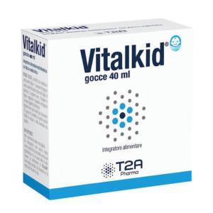 Integratore alimentare multivitaminico  gocce 40ml con zinco, vitamine a, b, c, d, h e minerali per il benessere quotidiano