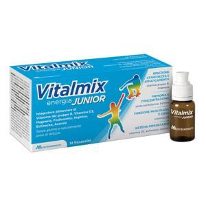 Integratore alimentare  junior 12 flaconcini da 10 ml con vitamine del gruppo b e magnesio per energia e difese naturali