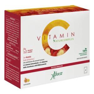Integratore di vitamina c naturcomplex con acerola per il sistema immunitario e antiossidante - 20 bustine granulari da 5 g