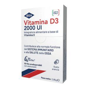Vitamina d3 2000 ui in film orodispersibili da 30 unità per supportare il sistema immunitario e la salute delle ossa