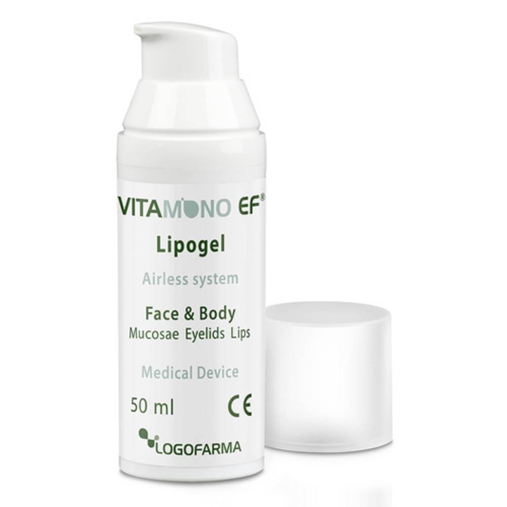 logofarma vitamono ef lipogel 50ml - trattamento topico contro infiammazioni e danni cutanei, ideale per pelle sensibile e mucose - foto 1