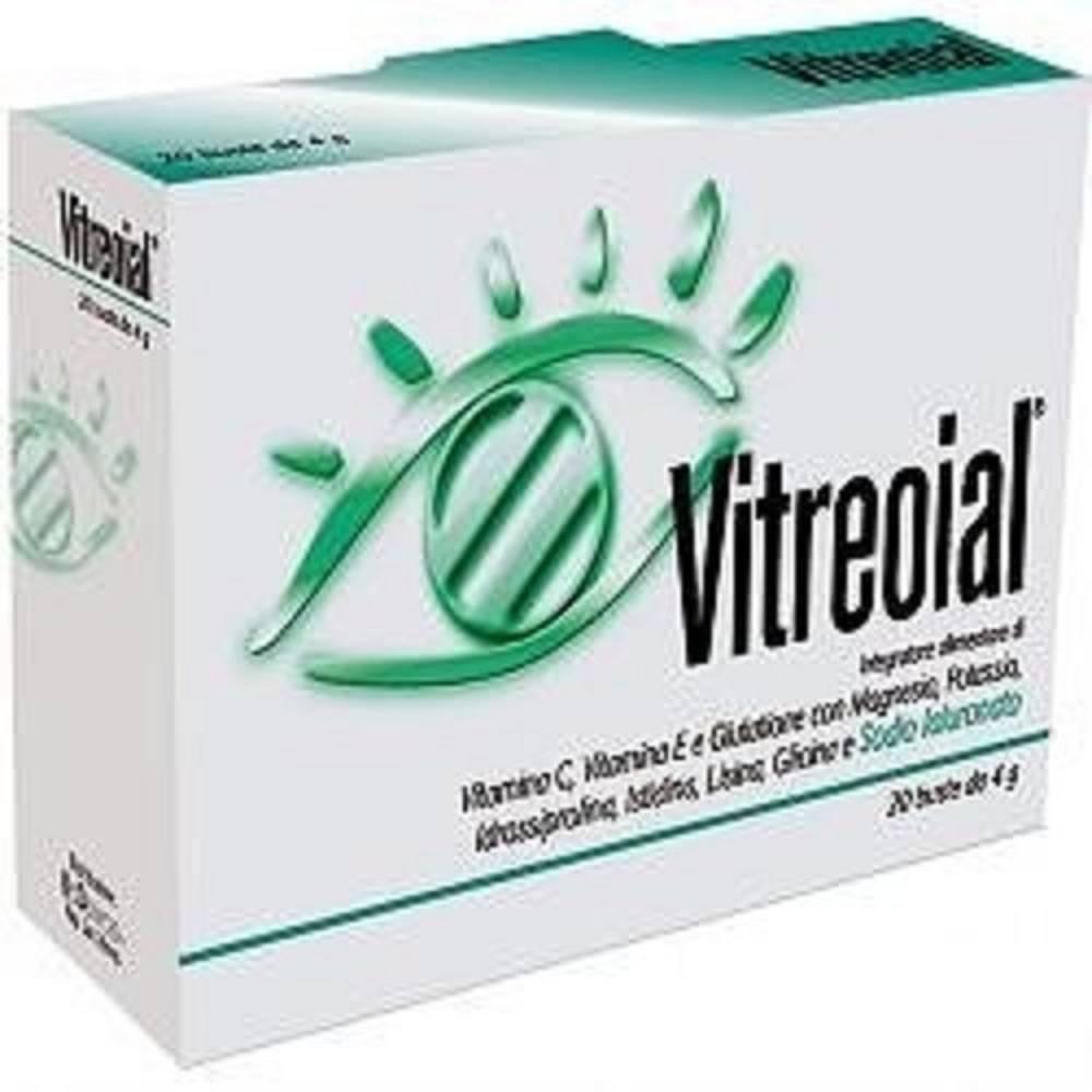 bionativa vitreoial 20 bustine - complemento alimentare con vitamina c, e, glutatione e minerali per il benessere dei tessuti connettivi e della vista - foto 1