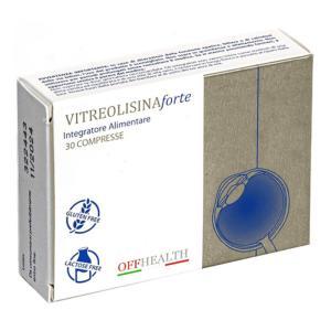 Integratore vitreolisina forte 30 compresse con curcuma, bromelina, glucosamina e collagene per drenaggio e microcircolo