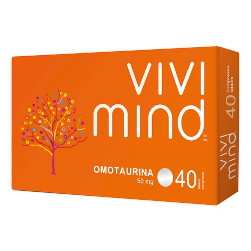 vivi mind integratore alimentare vivi mind per la memoria e la funzione cognitiva - 40 compresse da 50 mg - foto 1