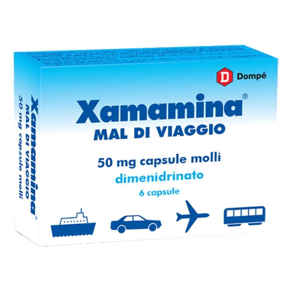 dompe xamamina mal di viaggio 50 mg adulti - capsuli molli - foto 1