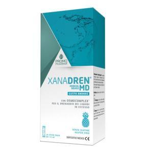 Drenante al gusto ananas - xanadren ananas 10 stick per riequilibrare i fluidi nei tessuti con osmocomplex di origine vegetale