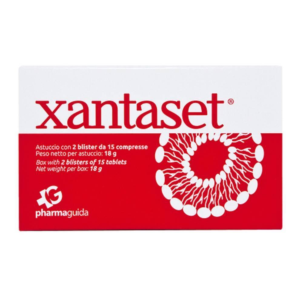 xantaset integratore alimentare di vitamina c con mirtillo, meliloto, centella e boswellia - 30 compresse per il benessere della circolazione - foto 1